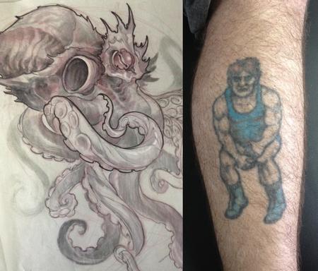 Mike Boissoneault - octo cover-up before